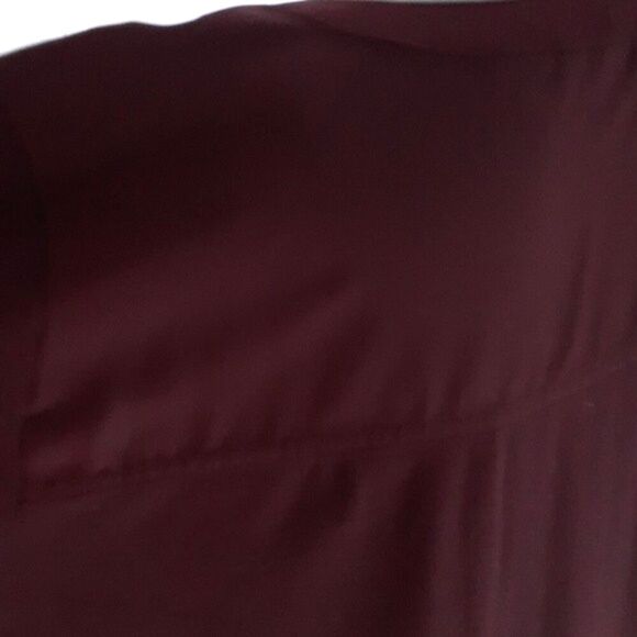 41 Hawthorn top s dark maroon wine red knit tunic top shirt classic career - Picture 5 of 6